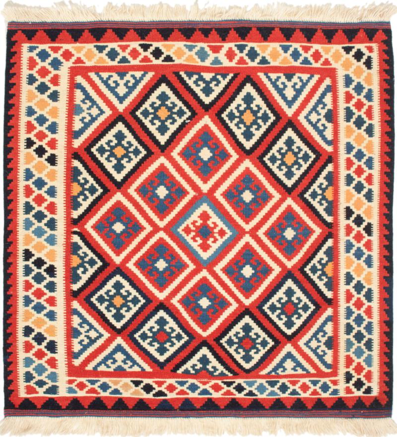 Tapete persa Kilim Fars 107x104 107x104, Tapete persa Tecido à mão