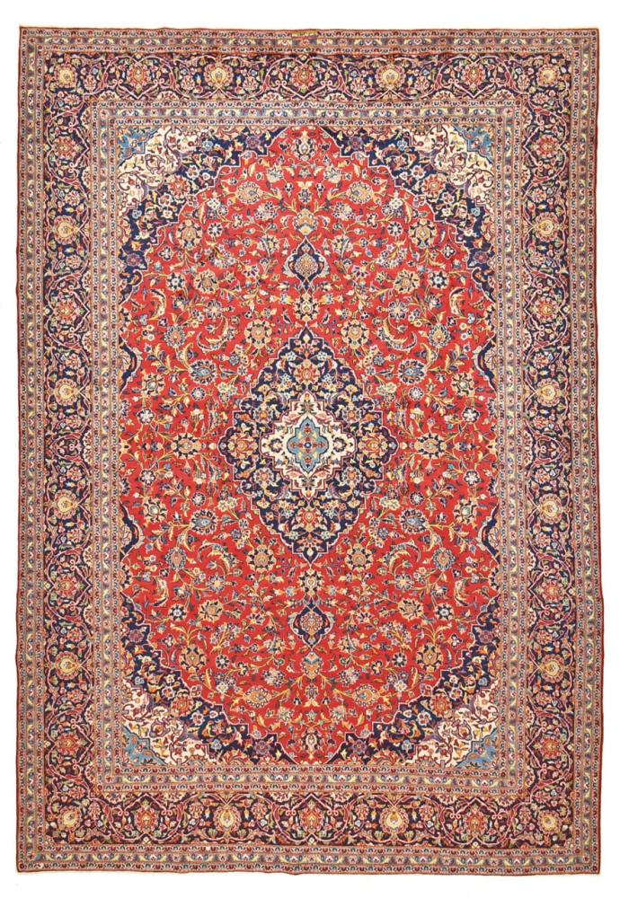 Alfombra persa Keshan 436x300 436x300, Alfombra persa Anudado a mano