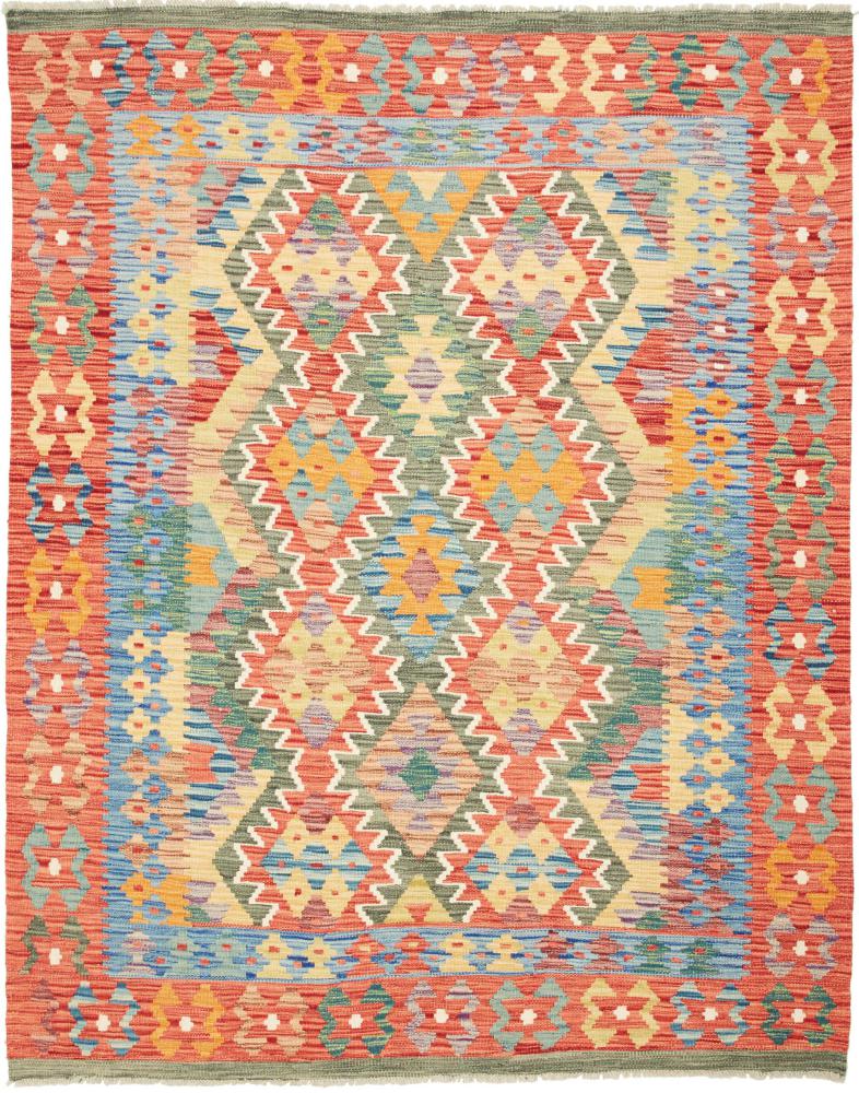 Afghan rug Kilim Afghan 197x159 197x159, Persian Rug Woven by hand