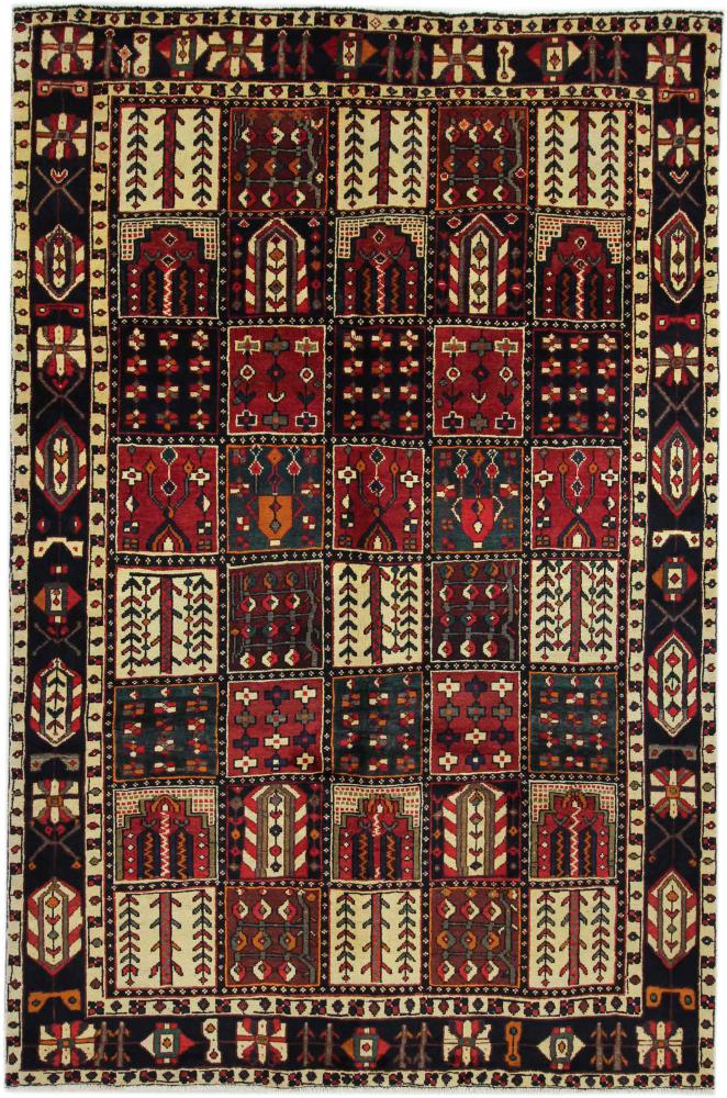  ペルシャ絨毯 バクティアリ 305x201 305x201,  ペルシャ絨毯 手織り