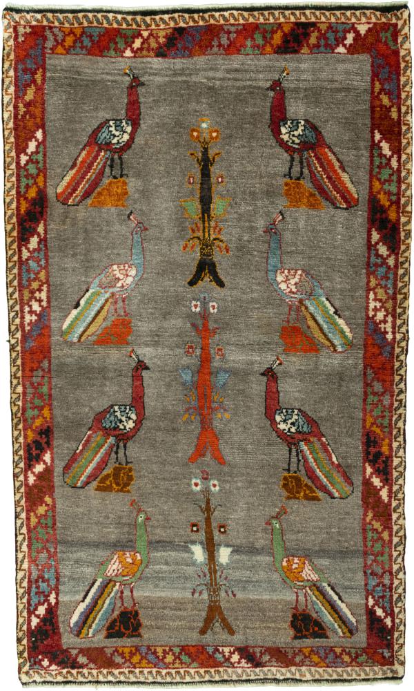 Alfombra persa Persia Gabbeh Ghashghai 188x112 188x112, Alfombra persa Anudado a mano