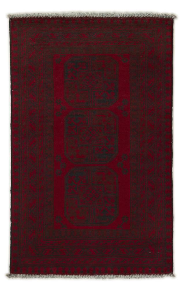 Afghansk tæppe Afghan Akhche 124x77 124x77, Persisk tæppe Knyttet i hånden