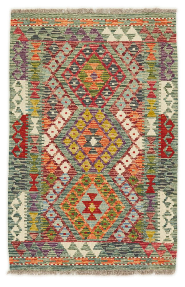 Afghansk teppe Kelim Afghan 126x79 126x79, Persisk teppe Håndvevd