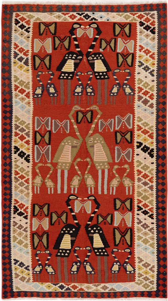 Perzisch tapijt Kilim Fars Shiraz 190x107 190x107, Perzisch tapijt Handgeweven