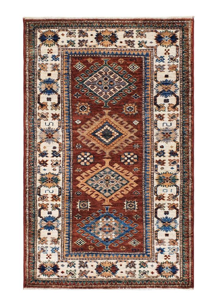 Tapete paquistanês Kazak 125x79 125x79, Tapete persa Atado à mão