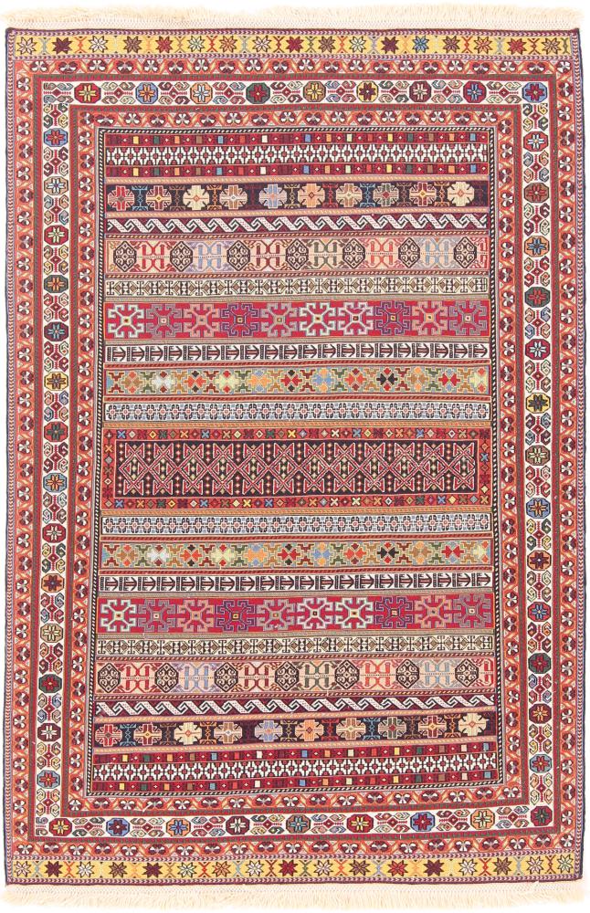 Tapete persa Kilim Soozani 156x103 156x103, Tapete persa Tecido à mão