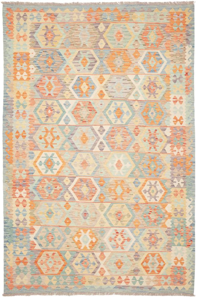 Afghanischer Teppich Kelim Afghan 288x193 288x193, Perserteppich Handgewebt