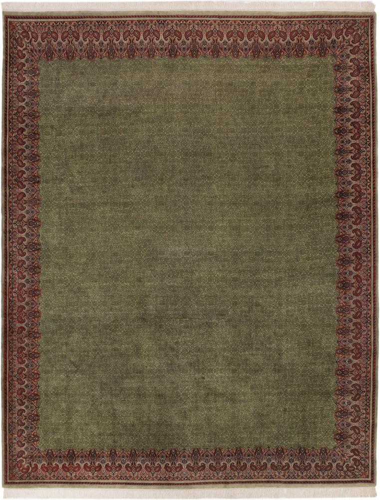 Tapis indien Indo Ispahan 387x307 387x307, Tapis persan Noué à la main