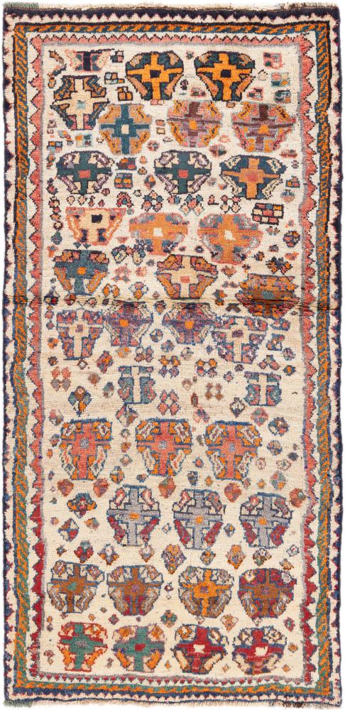Persian Rug Persian Gabbeh Ghashghai 190x93 190x93, Persian Rug Knotted by hand