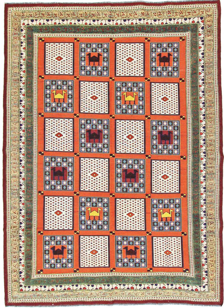 Tapete afegão Kilim Soumak 277x195 277x195, Tapete persa Atado à mão