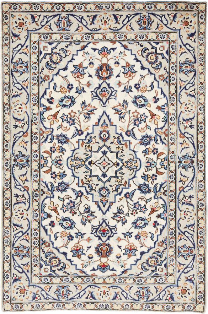 Tapis persan Kashan 151x99 151x99, Tapis persan Noué à la main