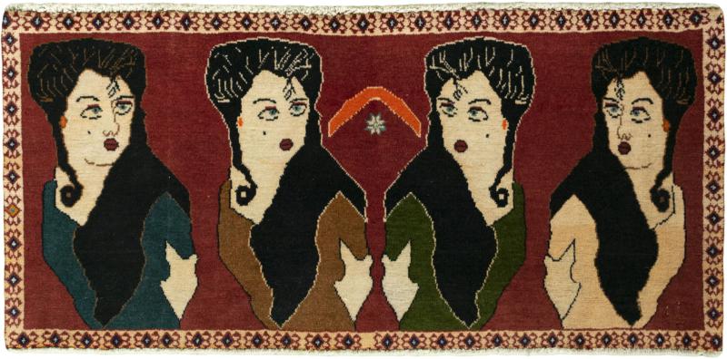 Περσικό χαλί Περσία Γκάμπεθ Ghashghai 49x110 49x110, Περσικό χαλί Οι κόμποι έγιναν με το χέρι