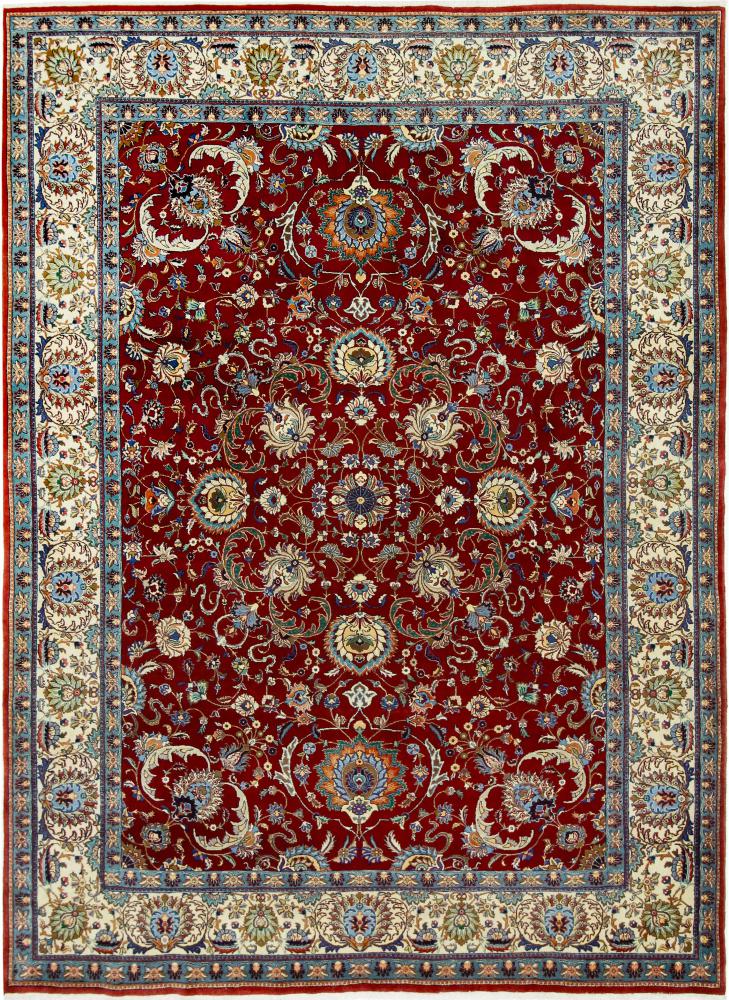 Persian Rug Tabriz 12'0"x9'1" 12'0"x9'1", Persian Rug Knotted by hand