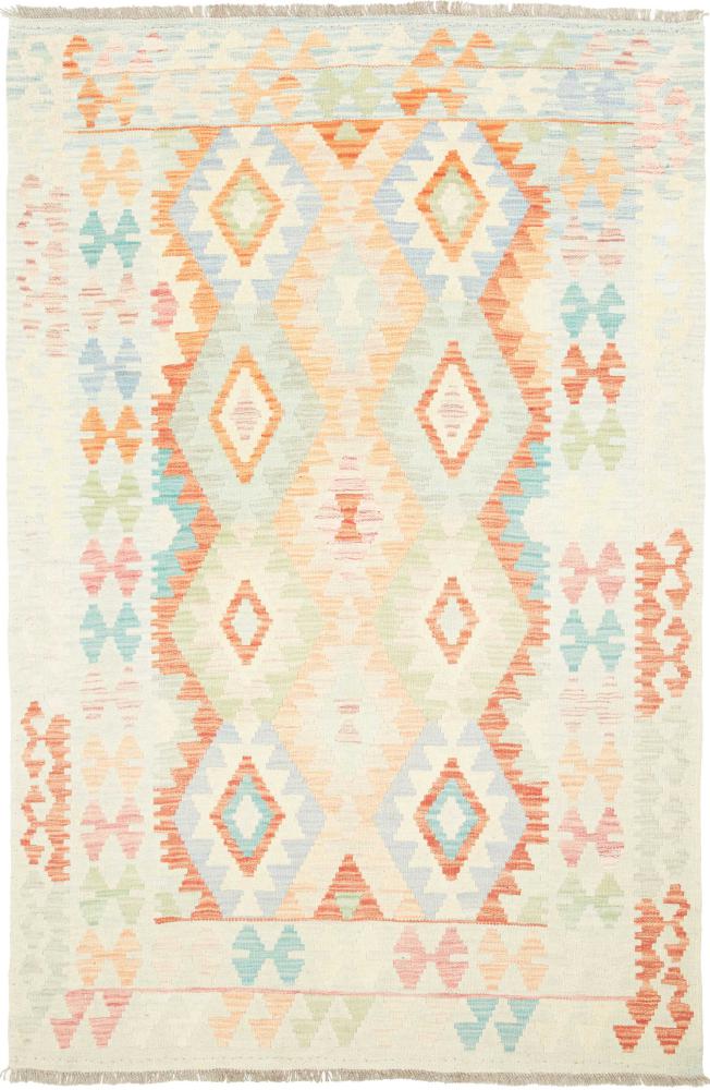 Afghansk tæppe Kelim  Afghan 189x126 189x126, Persisk tæppe Håndvævet
