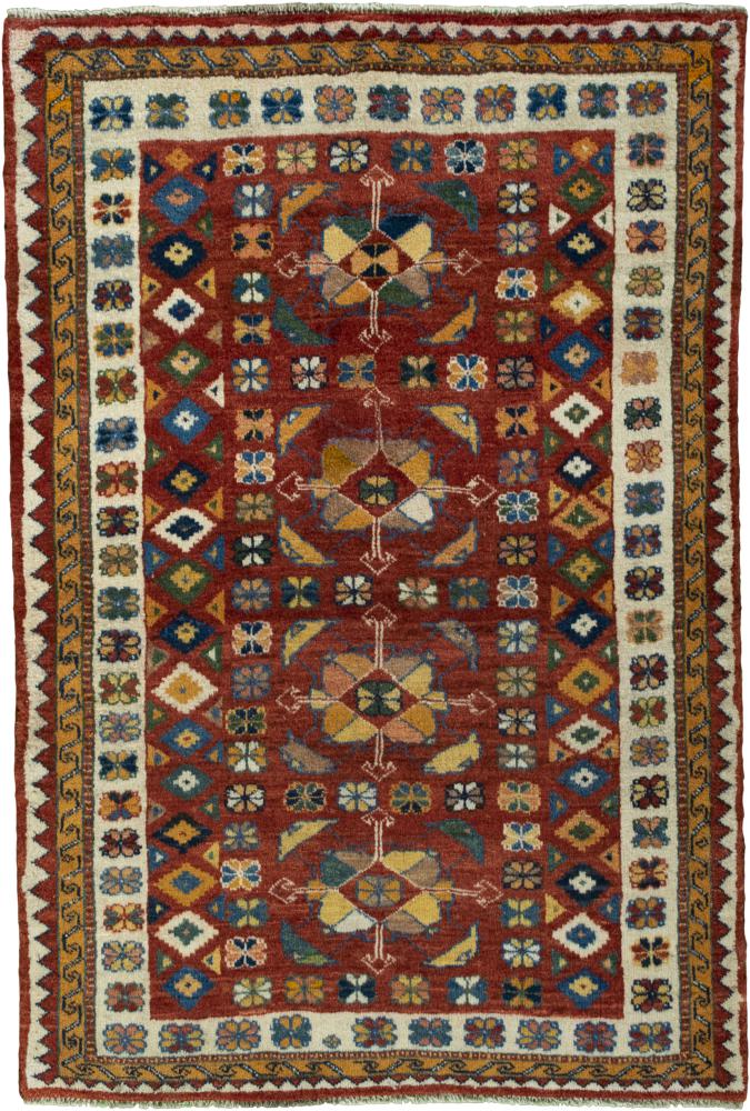 Perserteppich Perser Gabbeh Ghashghai 189x131 189x131, Perserteppich Handgeknüpft