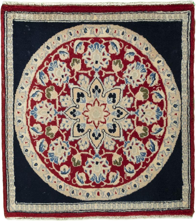 Persialainen matto Yazd 76x70 76x70, Persialainen matto Solmittu käsin