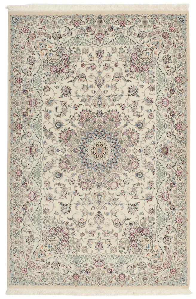  ペルシャ絨毯 ナイン 6La Sherkat 211x137 211x137,  ペルシャ絨毯 手織り