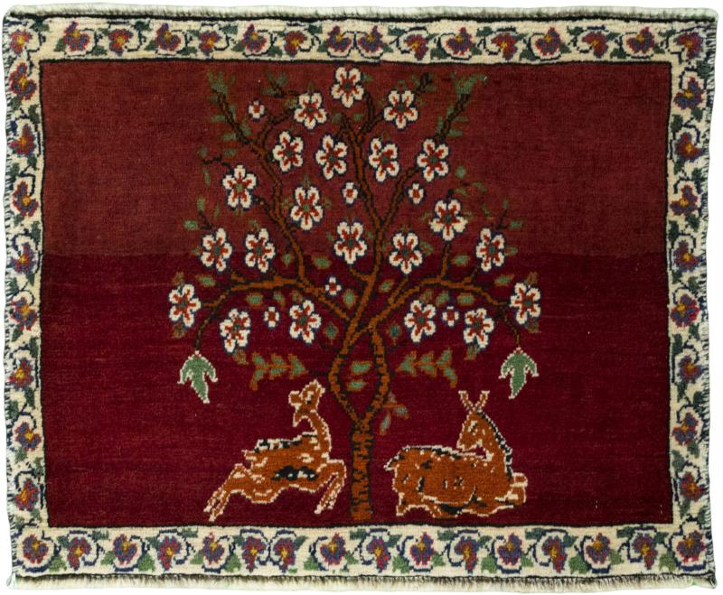 Persian Rug Shiraz 61x72 61x72, Persian Rug Knotted by hand