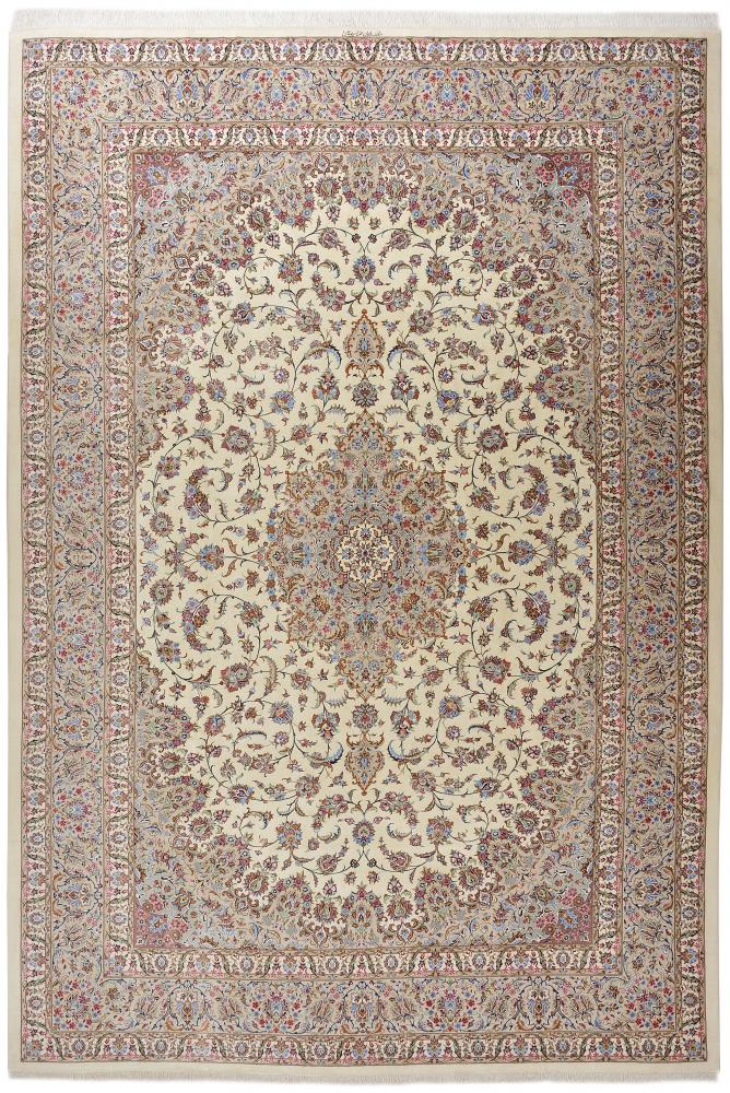 Perzisch tapijt Qum Zijde 357x243 357x243, Perzisch tapijt Handgeknoopte