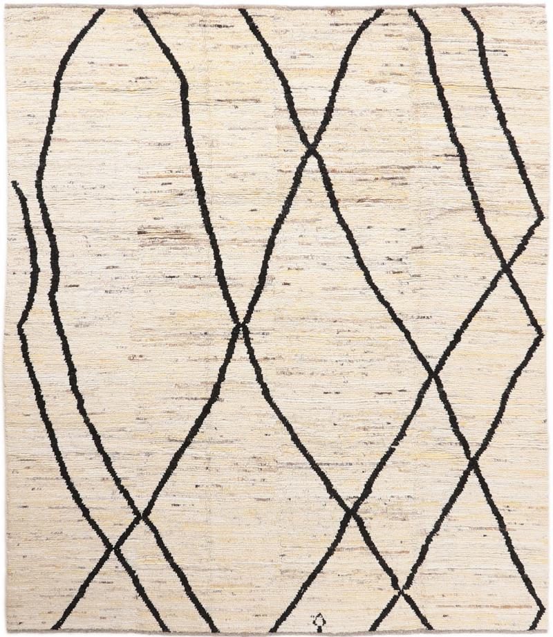 Tapis afghan Berber Design 295x255 295x255, Tapis persan Noué à la main
