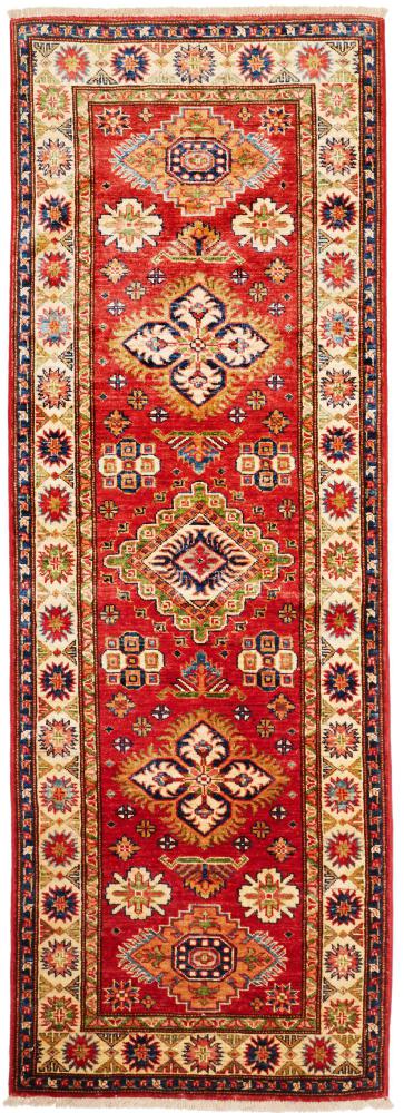 Tapete paquistanês Kazak 217x74 217x74, Tapete persa Atado à mão