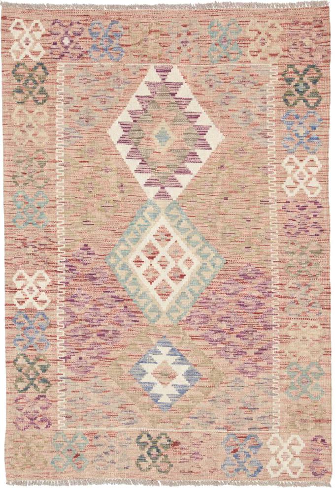 Afghaans tapijt Kilim Afghan 146x102 146x102, Perzisch tapijt Handgeweven
