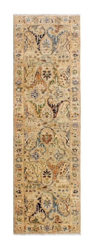 Afghan rug Usak 289x85 289x85, Persian Rug Knotted by hand