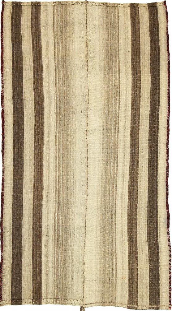 Persisk tæppe Kelim Fars 223x109 223x109, Persisk tæppe Håndvævet