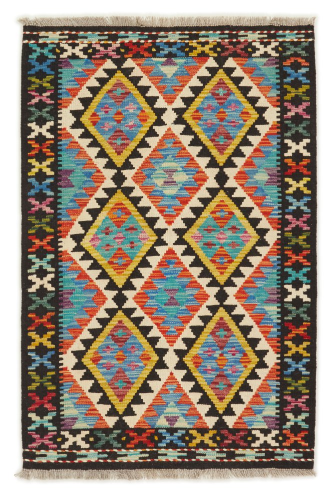 Afghansk matta Kilim Afghan 128x83 128x83, Persisk matta Handvävd