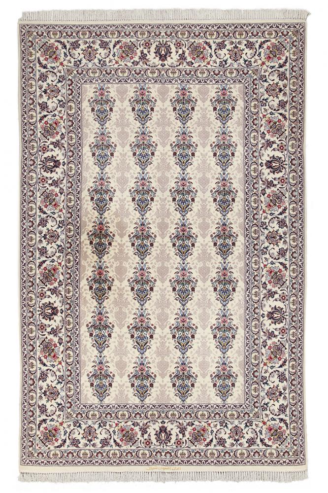 Tapete persa Isfahan Sherkat Fio de Seda 235x152 235x152, Tapete persa Atado à mão