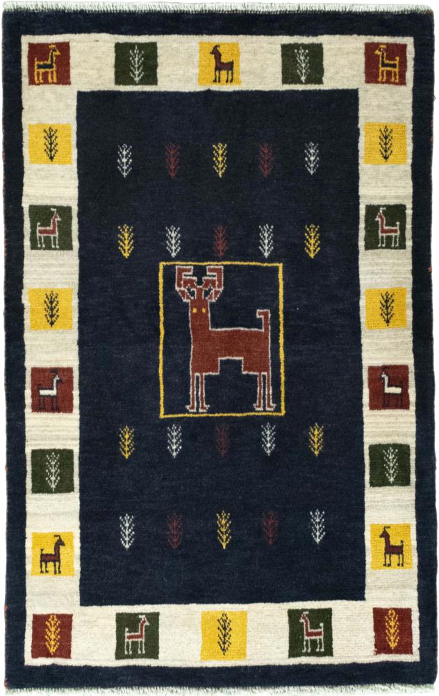 Tappeto persiano Persia Gabbeh Ghashghai 126x82 126x82, Tappeto persiano Annodato a mano
