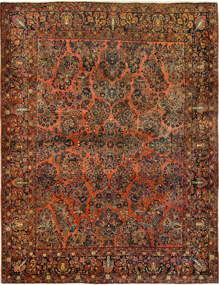 Tapete persa Sarough 356x269 356x269, Tapete persa Atado à mão