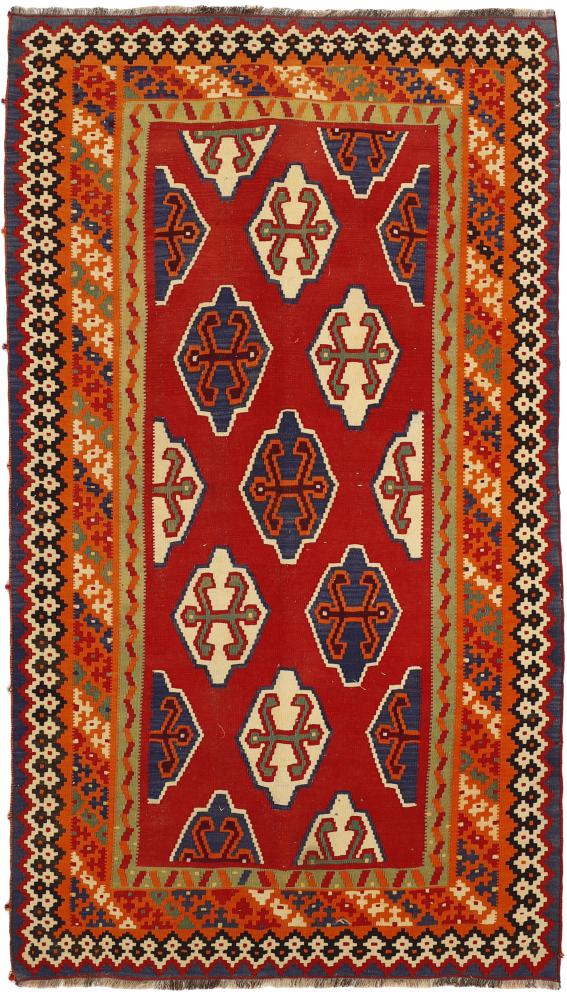 Tapete persa Kilim Fars 284x158 284x158, Tapete persa Tecido à mão