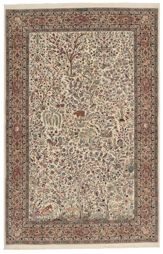 Alfombra persa Ghom Sherkat de Sedankette 221x141 221x141, Alfombra persa Anudado a mano