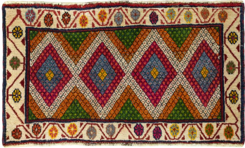 Perserteppich Shiraz 42x72 42x72, Perserteppich Handgeknüpft