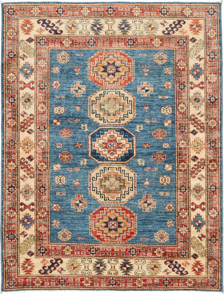 Tapis pakistanais Kazak 196x149 196x149, Tapis persan Noué à la main