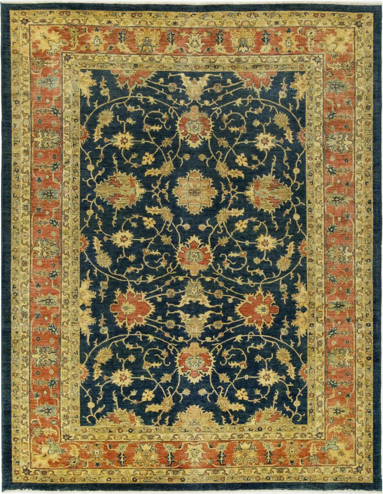 Afghan rug Ziegler Farahan 10'6"x8'2" 10'6"x8'2", Persian Rug Knotted by hand