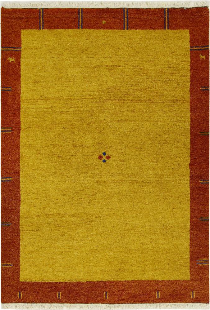 Alfombra india Gabbeh 196x142 196x142, Alfombra persa Anudado a mano