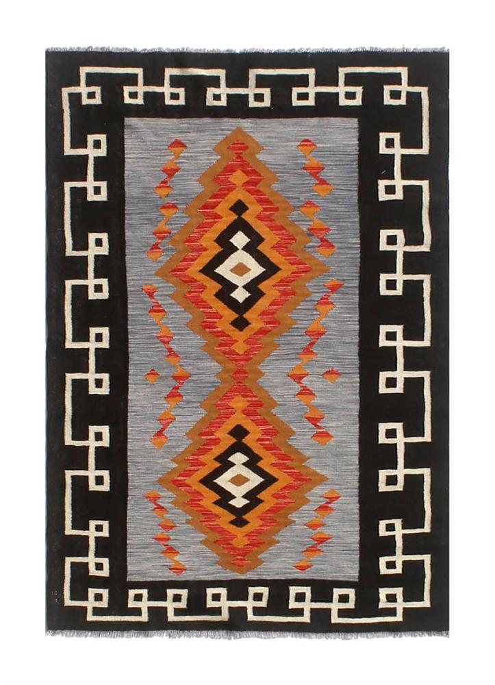 Afghan rug Kilim Afghan Nava 197x151 197x151, Persian Rug Woven by hand