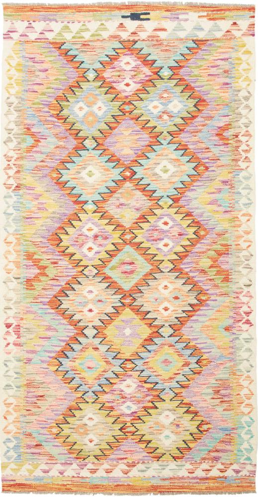 Afghansk tæppe Kelim  Afghan 201x104 201x104, Persisk tæppe Håndvævet