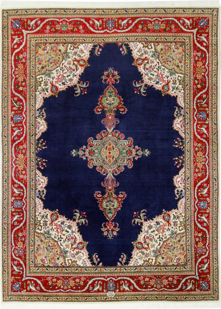 Tapete persa Tabriz 346x254 346x254, Tapete persa Atado à mão