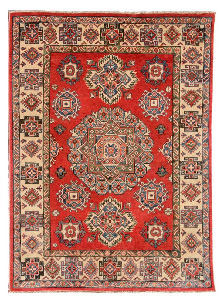 パキスタンのカーペット カザック Edition 194x144 194x144,  ペルシャ絨毯 手織り