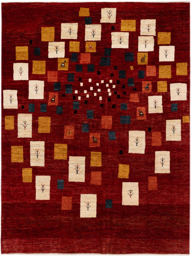 Persisk tæppe Persisk Gabbeh Kashkuli Banafsheh 202x152 202x152, Persisk tæppe Knyttet i hånden