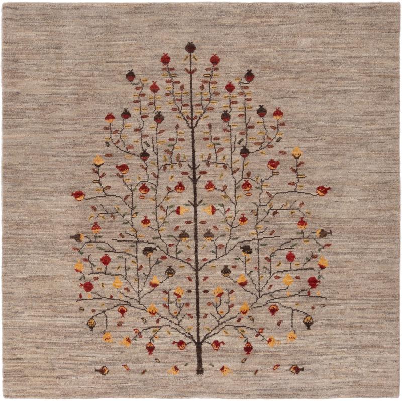 Alfombra persa Persia Gabbeh Nomad 196x194 196x194, Alfombra persa Anudado a mano