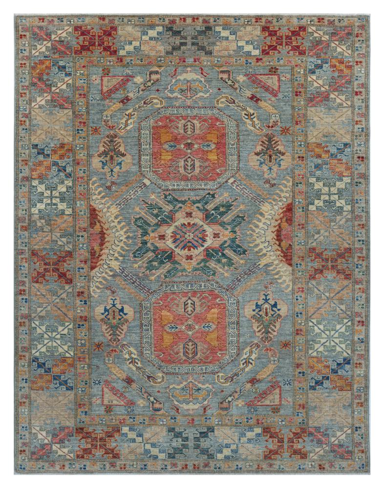 Tappeto pakistano Kazak 270x201 270x201, Tappeto persiano Annodato a mano