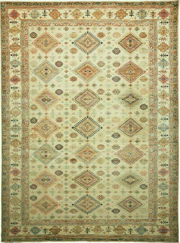 Pakistani rug Super Kazak 369x278 369x278, Persian Rug Knotted by hand