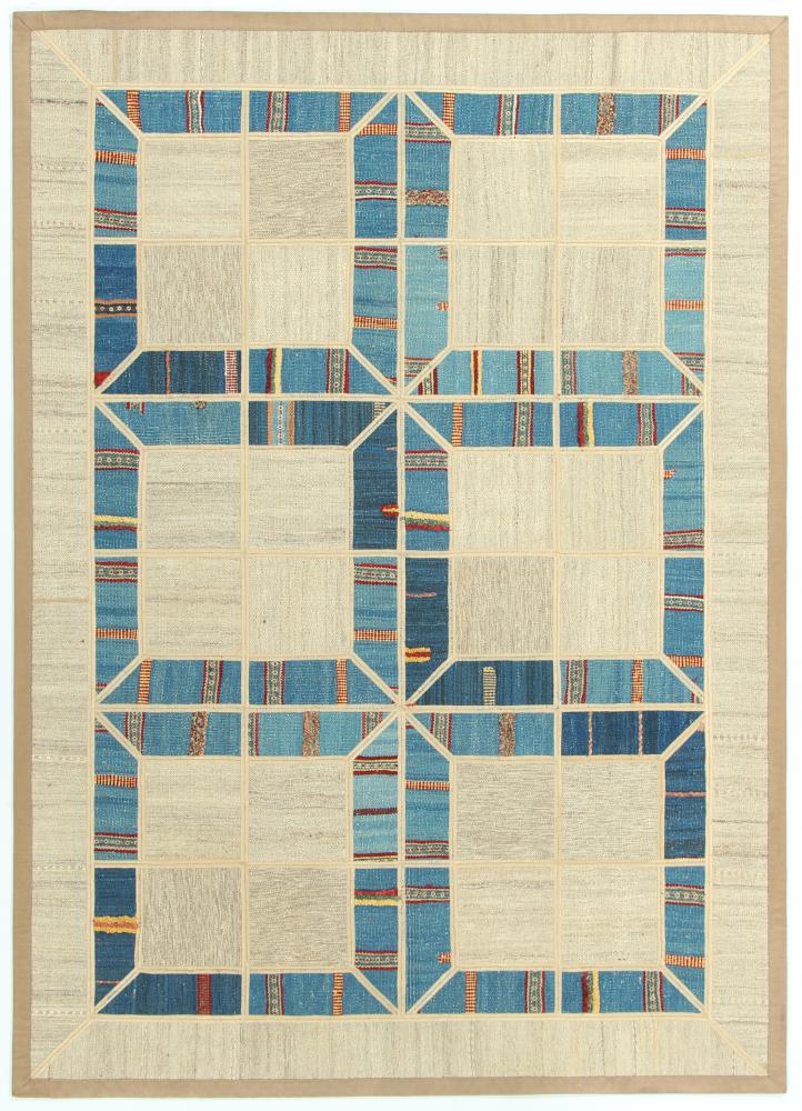 Tapete persa Kilim Patchwork 209x149 209x149, Tapete persa Tecido à mão