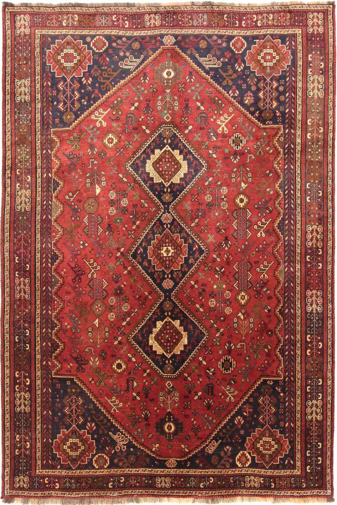 Tapete persa Ghashghai 280x194 280x194, Tapete persa Atado à mão