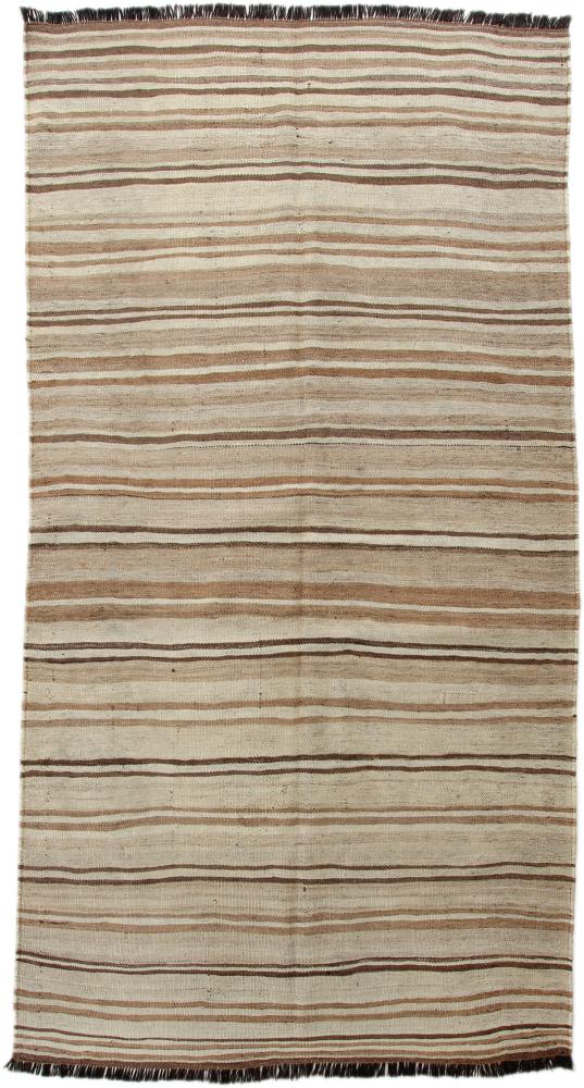 Tapete persa Kilim Fars Antigo 263x146 263x146, Tapete persa Tecido à mão