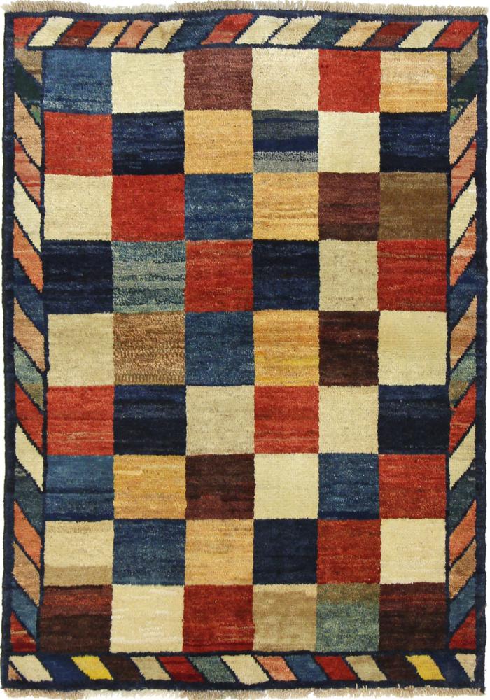 Tapete persa Ghashghai 143x102 143x102, Tapete persa Atado à mão